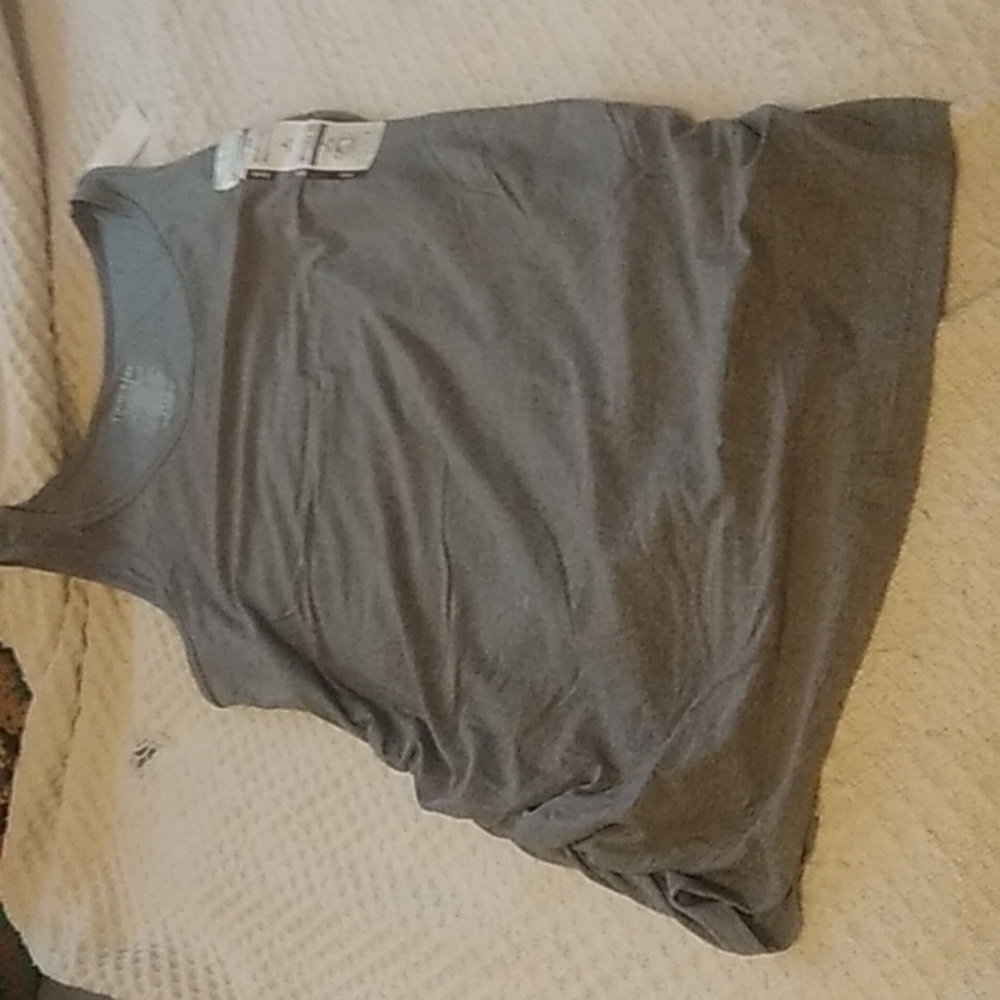 Maternity ruched tank top